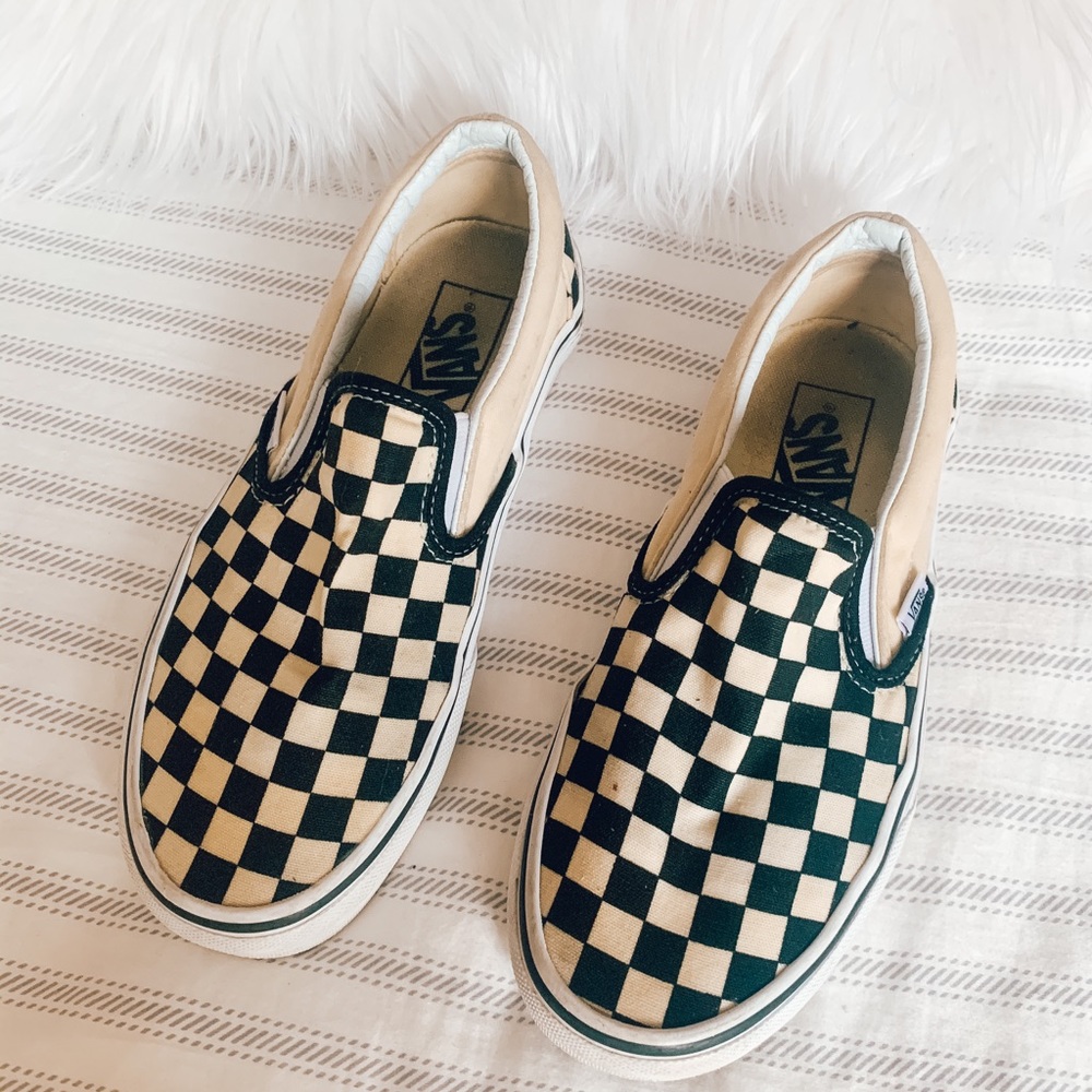 checkered vans